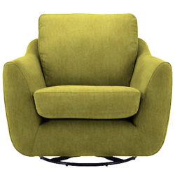 G Plan Vintage The Sixty Seven Swivel Armchair Velvet Cactus